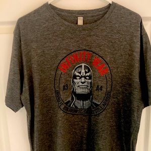 Soft grey tee shirt.  L